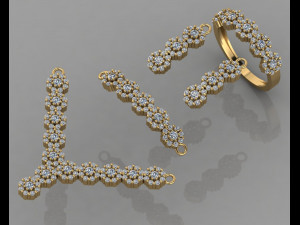 gc gold ss005- diamond set small set Modelo de Impressão 3D