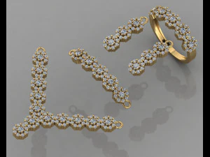 gc gold ss005- diamond set small set 3D Print Model