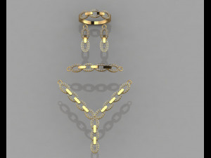 gc gold ss007- diamond set small set 3D Print Model