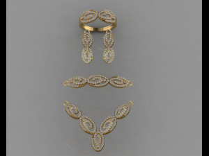 gc gold ss008- diamond set small set 3D Print Model