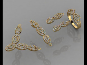 gc gold ss008- diamond set small set 3D Print Model