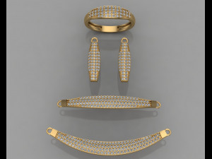 gc gold ss010 - diamond set small set 3D Принт Модель