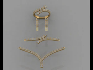 gc gold ss015 - diamond set small set 3D Print Model
