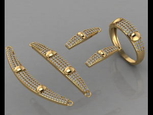 gc gold ss016- diamond set small set 3D Baskı Modeli