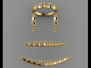 gc gold ss017- diamond set small set Modello di stampa 3D