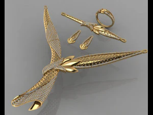 gc gold s001 - diamond set 3D Print Model
