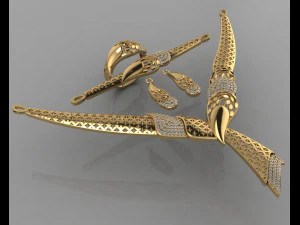 gc gold s002- conjunto de diamantes Modelo de Impressão 3D