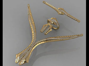 gc gold s003- conjunto de diamantes Modelo de Impressão 3D