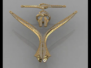 gc gold s003- conjunto de diamantes Modelo de Impressão 3D