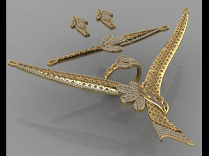 gc gold s004 - conjunto de diamantes Modelo de Impressão 3D