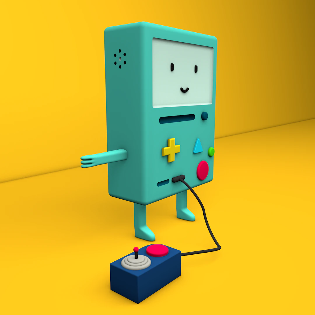 adventure time bmo 3D Model .c4d .max .obj .3ds .fbx .stl .blend 