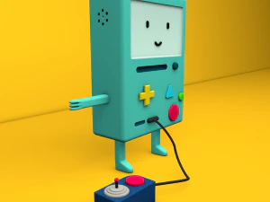 어드벤처 타임 BMO 3D 모델
