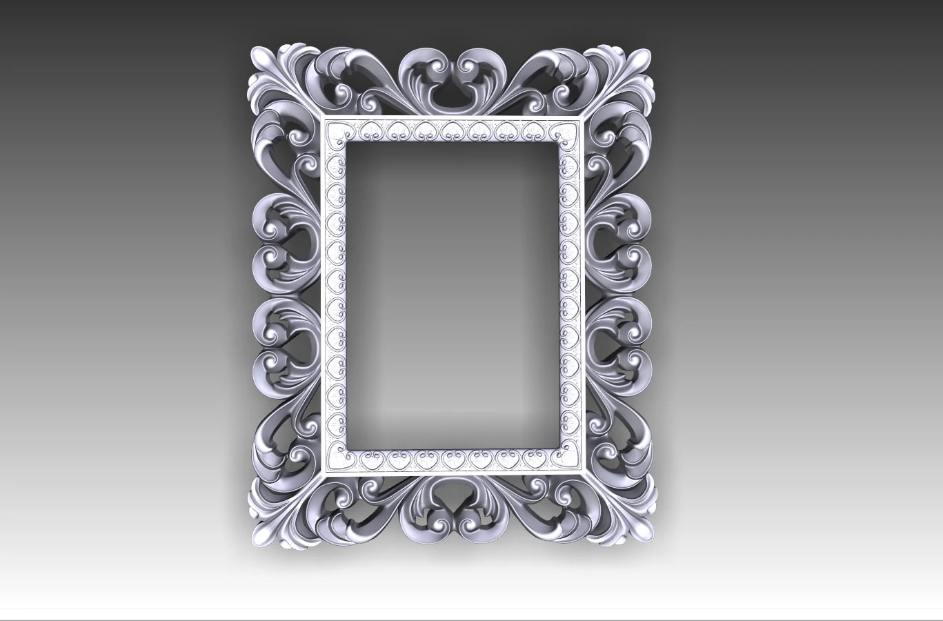 photo frame 13x18 cm 3D Model .c4d .max .obj .3ds .fbx .stl .blend