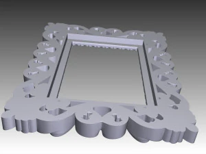 photo frame 13x18 cm 3D Model