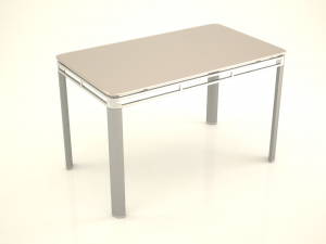 glass table Modèle 3D