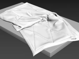 quilt bedroom set 2 3D Model