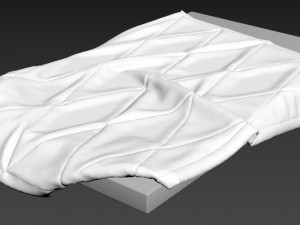 quilt bedroom set 2 3Dモデル