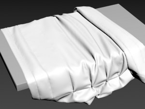 quilt bedroom set 3 3D Model