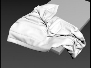 quilt bedroom set 3 3D Model