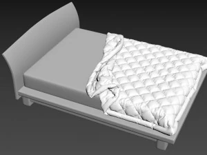 zestaw kołder do sypialni 4 Model 3D