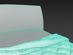 quilt bedroom set 4 3D Model