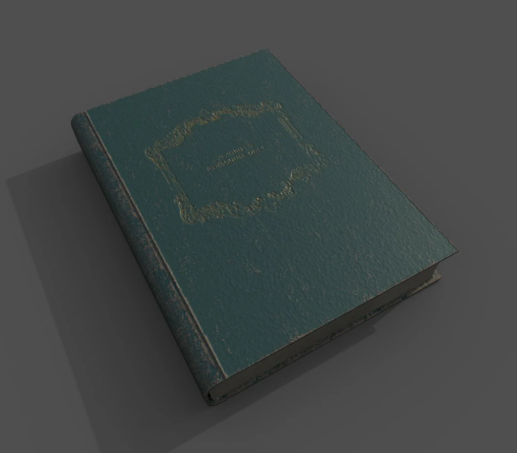 classic book 1 3D Model .c4d .max .obj .3ds .fbx .stl .blend 