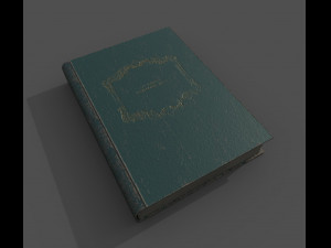 classic book 1 3D 모델