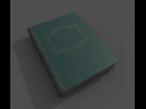 klasyczna książka 1 Model 3D