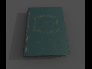 classic book 1 3D मॉडल