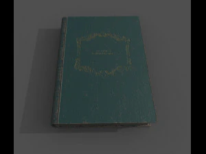 classic book 1 3D Model