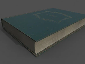 classic book 1 3D Model
