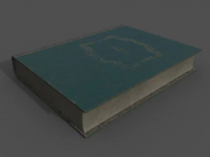 classic book 1 3D Model