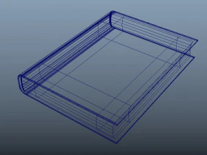 classic book 1 3D Model