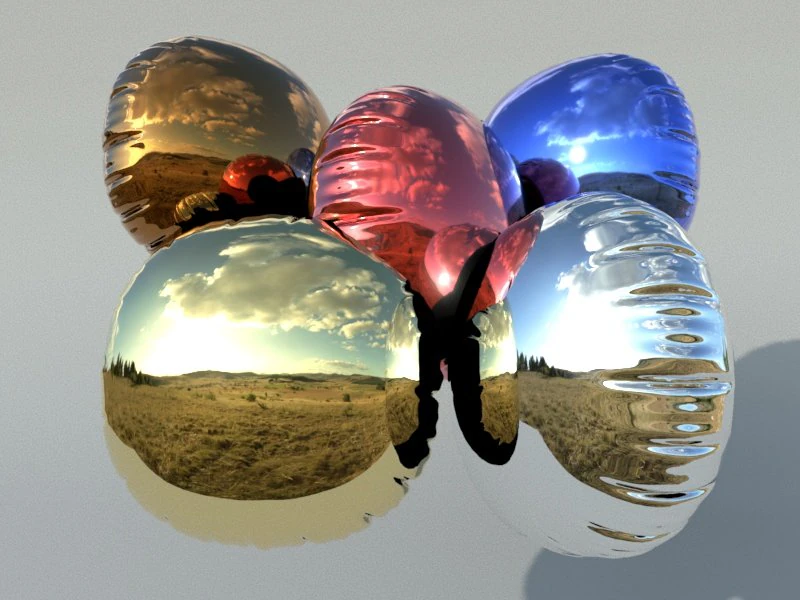 party balloons 1 3D Model .c4d .max .obj .3ds .fbx .stl .blend 