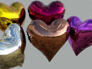 party heart balloons 2 3D 모델