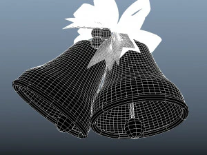 christmas bells 1 3D Model