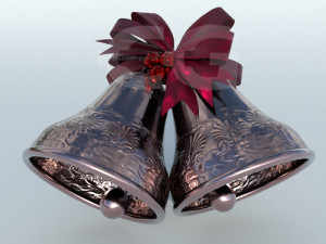 christmas bells 1 Modelo 3D