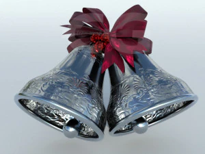 christmas bells 1 3D Model