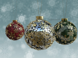 christmas ball 3D 모델