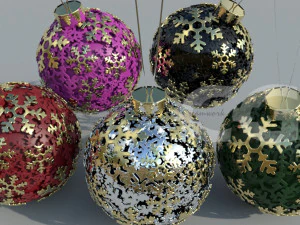 christmas ball 3D Model