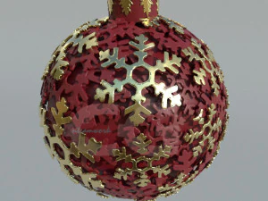 christmas ball 3D Model