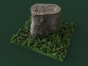 stump1 3D Model