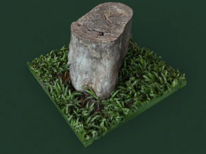 stump1 3D Model
