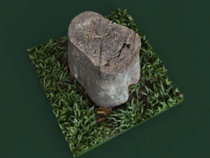 stump1 3D Model