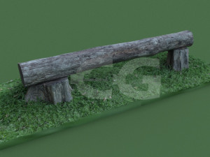 bench garden outdoor furniture 1 Modello 3D