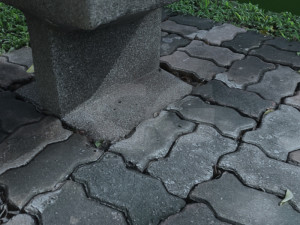 stone chair garden outdoor furniture 1 3D Модель