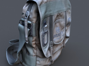 bag military style Modelo 3D