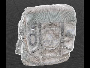 bag military style 3D Model