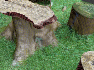 timber log set 2 3D Model