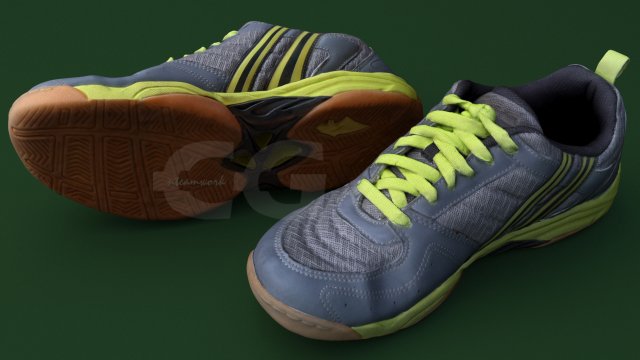 sport shoe footwear 1 Modelo 3D .c4d .max .obj .3ds .fbx .stl .blend 